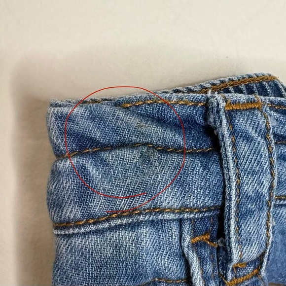 Anthropologie Pilcro Beach Cargo Mid-Rise Barrel Jeans Joggers Size 25 - Picture 10 of 10